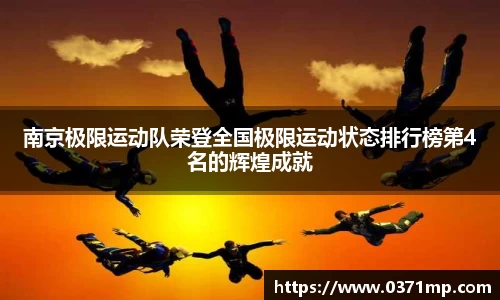 南京极限运动队荣登全国极限运动状态排行榜第4名的辉煌成就